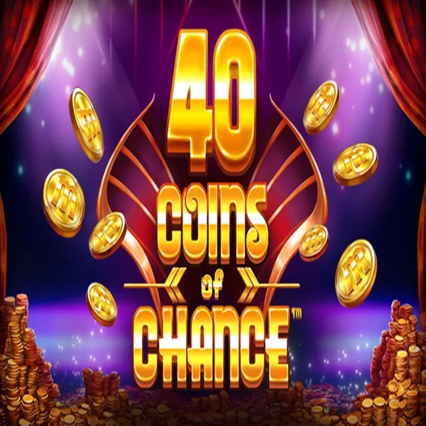 Official Slots logo: 40 Coins of Chance by SYNOT Games at Vincispin Casino