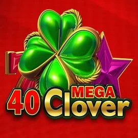 Official Slots logo: 40 Mega Clover by Amusnet Interactive at Vincispin Casino
