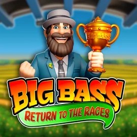 Big Bass Return to the Races by Pragmatic Play, showcased at vinci-spins.net – game logo