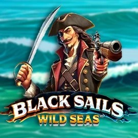 Official Slots logo: Black Sails Wild Seas by Infinity Dragon Studios at Vincispin Casino