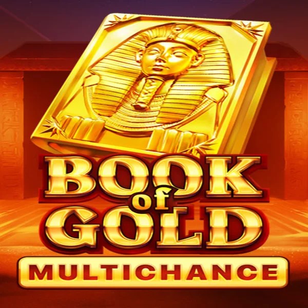 Book of Gold Multichance slot visual from Playson available on vinci-spins.net