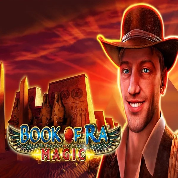 Book of Ra Magic logo by Greentube at Vincispin Casino