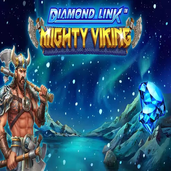 Diamond Link Mighty Viking casino game by Greentube – featured logo at Vincispin Casino
