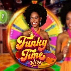 Live Casino logo of Funky Time from Evolution at Vincispin Casino