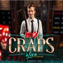 Live Craps logo – Live Casino by Evolution at Vincispin Casino