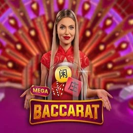 Enjoy Mega Baccarat by Pragmatic Play – logo hosted on vinci-spins.net