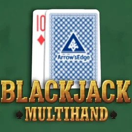 Multihand Blackjack online game logo by Pragmatic Play on vinci-spins.net