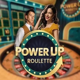 PowerUP Roulette game by Pragmatic Play – logo hosted on Vincispin Casino