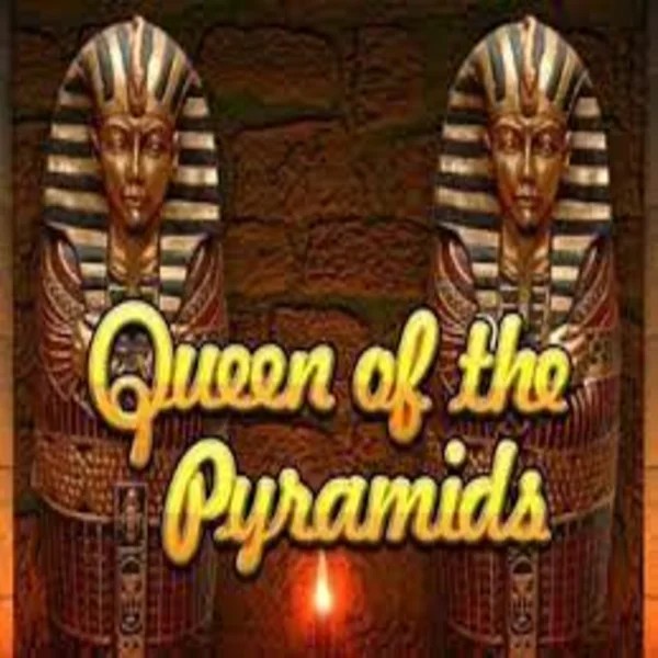 Queen of the Pyramids logo – Slots by Playtech at Vincispin Casino