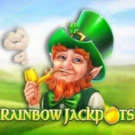 Rainbow Jackpots slot visual from Red Tiger Gaming available on vinci-spins.net