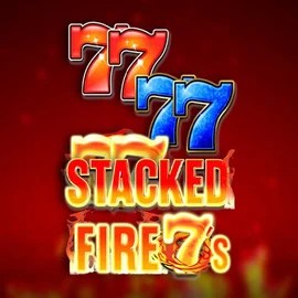 Stacked Fire 7s online game logo by Inspired Gaming on vinci-spins.net