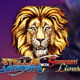 Stellar Jackpots with Serengeti Lions logo by Lightning Box Game Vincispin Casino
